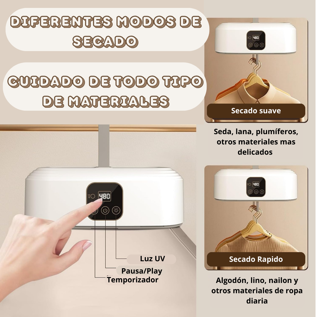 Secadora portátil con Esterilización UV