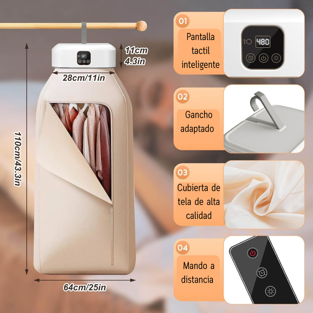 Secadora portátil con Esterilización UV